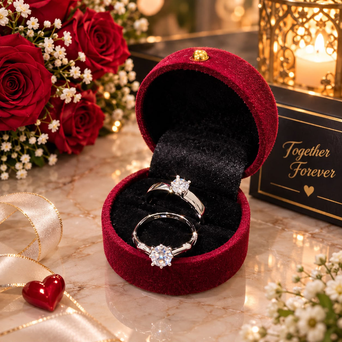 Elegant Couple Rings for Couples – Matching Promise Rings | Premium Love Jewelry